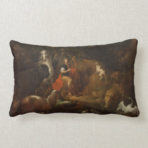 Orpheus mit Tieren in einer Landschaft, bis 1720 Lendenkissen