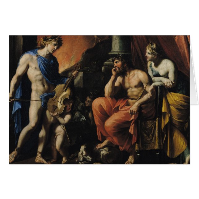 Orpheus vor Pluto und Persephone (Vorderseite (Horizontal))