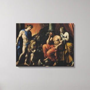 Orpheus vor Pluto und Persephone Leinwanddruck