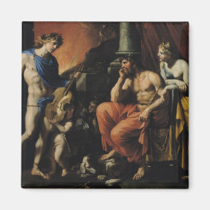 Orpheus vor Pluto und Persephone Magnet