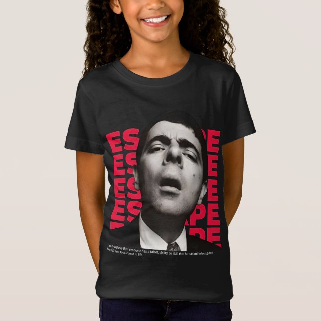 Orphisches Mr. Bean Escape Design - motivierend Zi T-Shirt (Vorderseite)