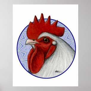 Orpington Head Circle Poster