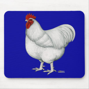 Orpington White Rooster Mousepad