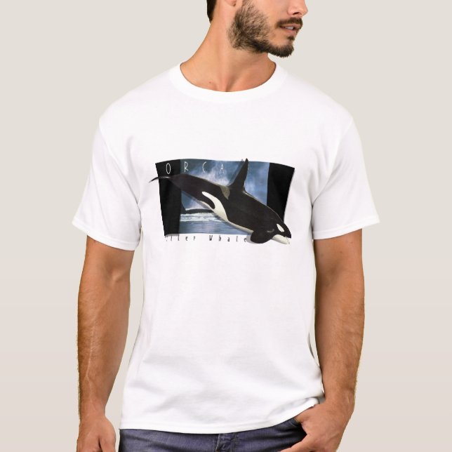 Orque, T-shirt d'art d'épaulard (Devant)