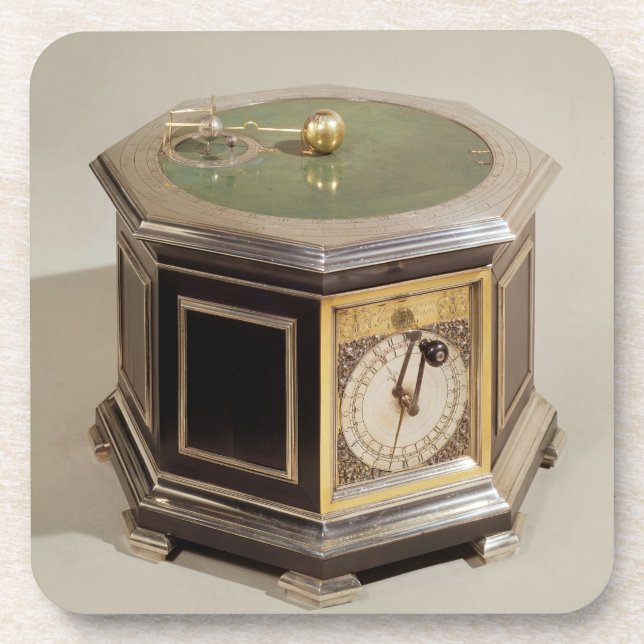 Orrery hergestellt durch ThomasTompion (1639-1713) Getränkeuntersetzer (Vorderseite)