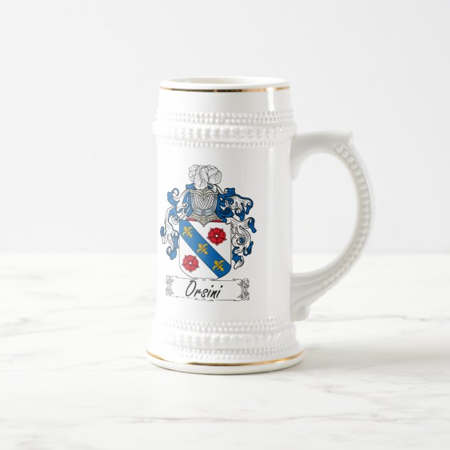 Orsini Familienwappen Bierglas (Rechts)