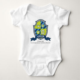 Orson Jungs Name & Bedeutung Bärenschreiber Schild Baby Strampler