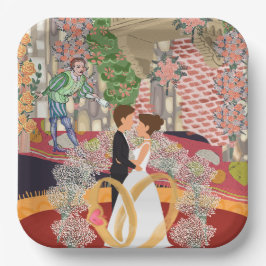 Ort der Hochzeitsfeier Pappteller