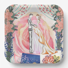 Ort der Hochzeitsfeier Pappteller