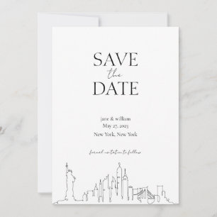 Ort Save the Date - New York City Einladung