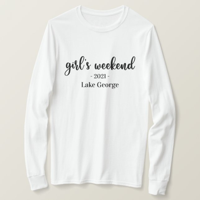 Ort und T - Shirt des Wochenendes des Skriptes (Design vorne)