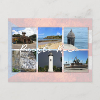 Orte in Puerto Rico Postkarte