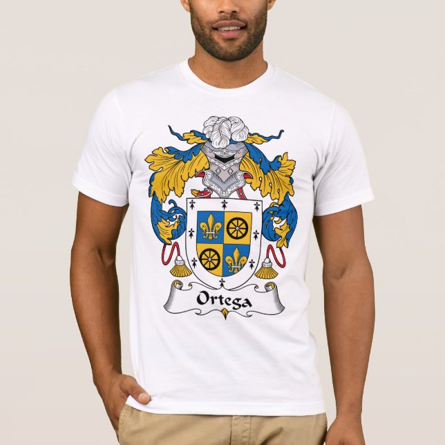Ortega-Familienwappen T-Shirt (Vorderseite)