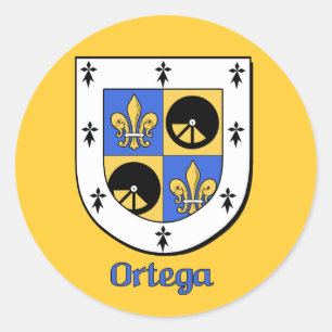 Ortega-Schildkleber Runder Aufkleber