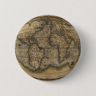 Ortelius Weltkarte Button