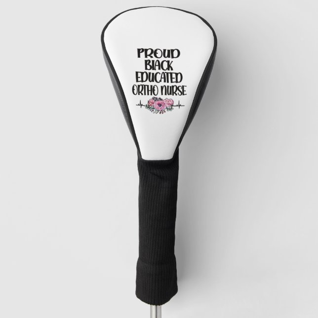 Ortho Nurse Geschenk RN Orthopädie Krankenschweste Golf Headcover (Vorderseite)