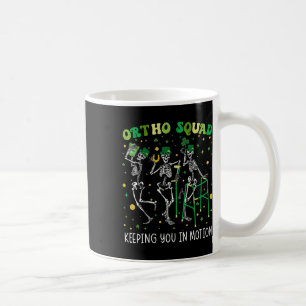 Ortho Squad Dancing Skeletons St Patricks Orthoped Kaffeetasse