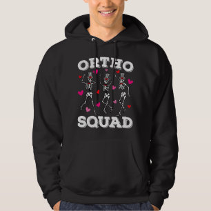 Ortho Squad tanzen Skelett Valentine Men Hoodie