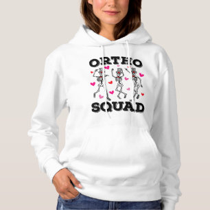 Ortho Squad Tanzen Skelett Valentine Women Hoodie