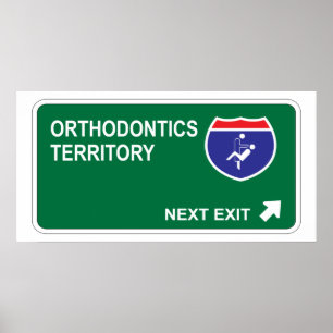 Orthodontie-folgender Ausgang Poster