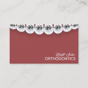 Orthodontist-Zahnarzt-zahnmedizinische Visitenkarte