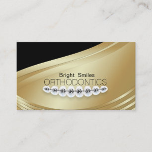 Orthodontist-Zahnarzt-zahnmedizinische Visitenkarte