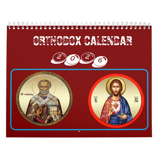 Orthodox calendar 2025 kalender (Titelbild)