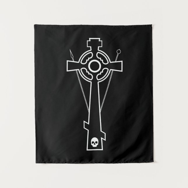 Orthodox Celtic Cross Version 2 Wandteppich (Vorderseite)