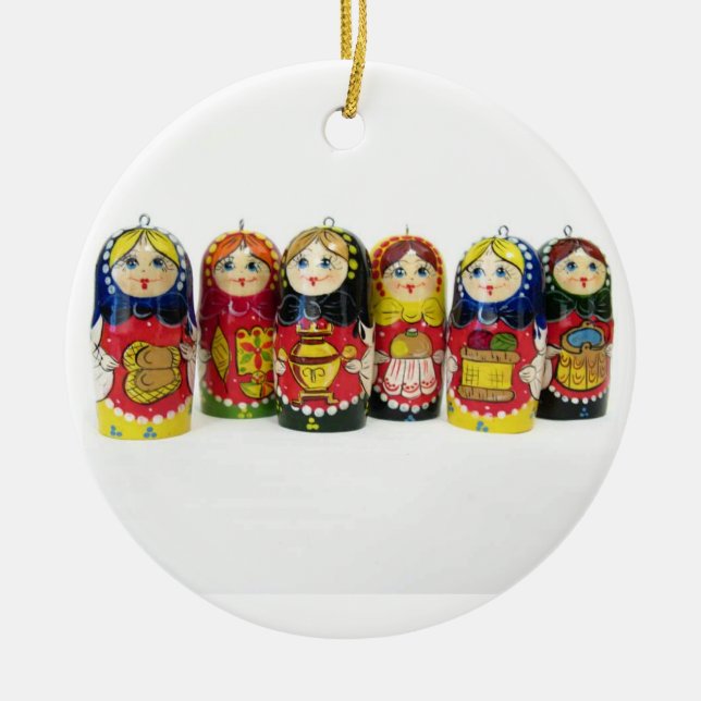 ORTHODOX CHRISTMAS KERAMIK ORNAMENT (Vorne)