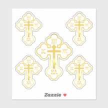 Orthodox Cross Gold NIKA