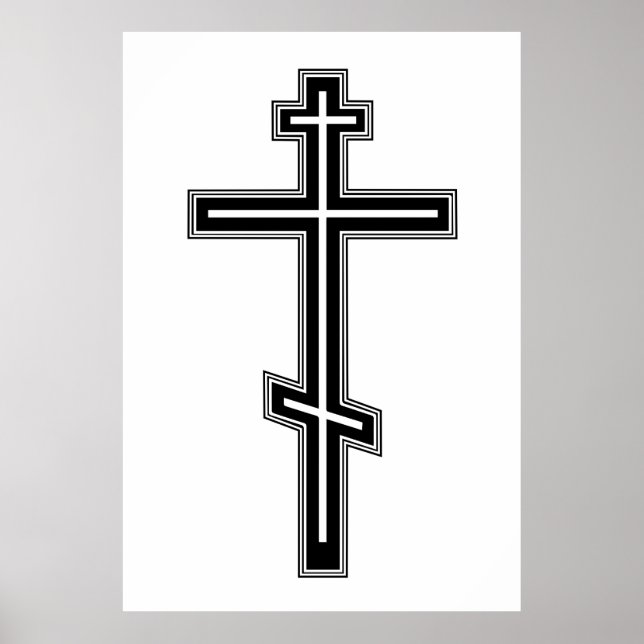 Orthodox cross poster (Vorne)