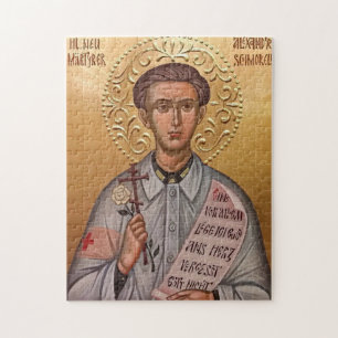Orthodox Ikone Hl. Märtyrer Alexander Schmorell