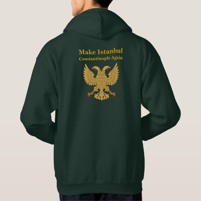 Orthodoxe Christliche Byzantium-Gabe Hoodie (Rückseite)