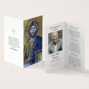 Orthodoxe Christliche Foto Gedenkstätte Vielen Dan Visitenkarten