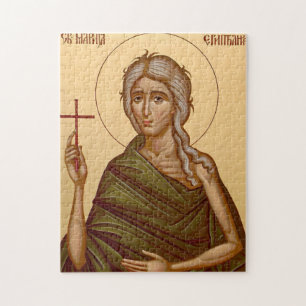 Orthodoxe christliche Ikone der hl. Maria von Ägyp