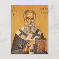 Orthodoxe christliche Ikone des hl. Gregor des The
