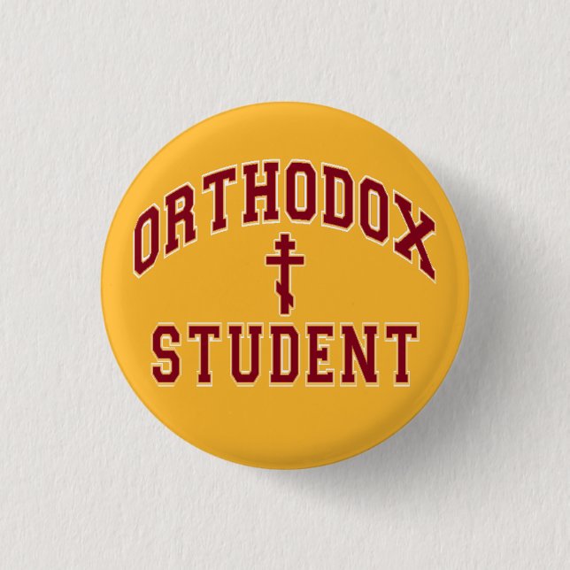 Orthodoxe Christliche "Studentin" Minnesota 3 2,25 Button (Vorderseite)
