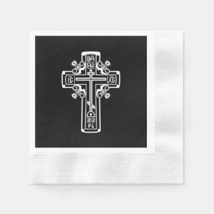 Orthodoxe Christliches Kreuz Serviette