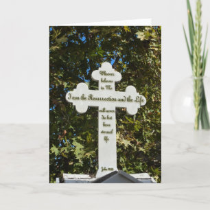 Orthodoxe griechisches Kreuz Feiertagskarte