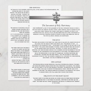 Orthodoxe Hochzeit Beschreibung 5 x 7 Karten