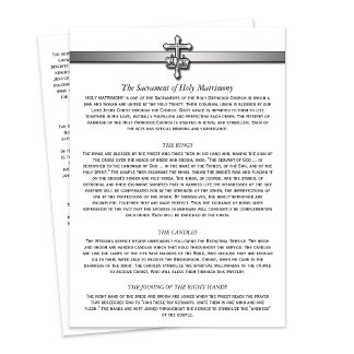 Orthodoxe Hochzeit Beschreibung 5 x 7 Karten