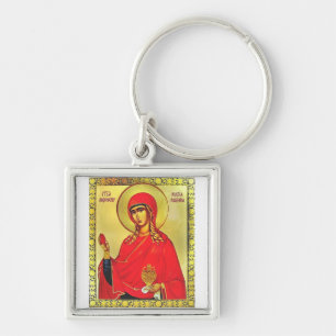 Orthodoxe Ikone der heiligen Maria Magdalena Schlüsselanhänger