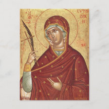 Orthodoxe Ikone der Hl. Euphrosyne von Alexandrien