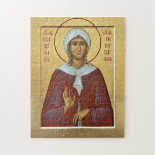 Orthodoxe Ikone der hl. Xenia von Petersburg