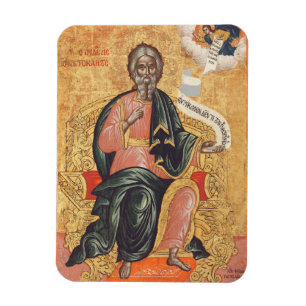 Orthodoxe Ikone des Apostels Andreas Magnet