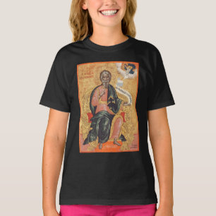Orthodoxe Ikone des Apostels Andreas T-Shirt