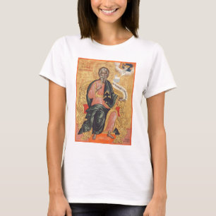 Orthodoxe Ikone des Apostels Andreas T-Shirt