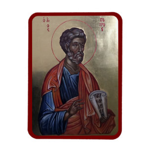 Orthodoxe Ikone des Apostels Petrus Magnet