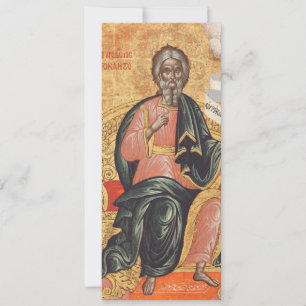 Orthodoxe Ikone des heiligen Apostels Andreas Einladung
