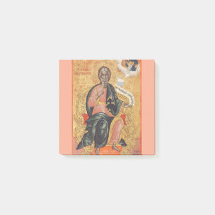 Orthodoxe Ikone des heiligen Apostels Andreas Post-it Klebezettel